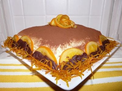 Tiramisu de Noël : orange et chocolat