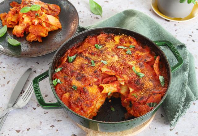 Gratin de pâtes et pommes de terre comme en Calabre