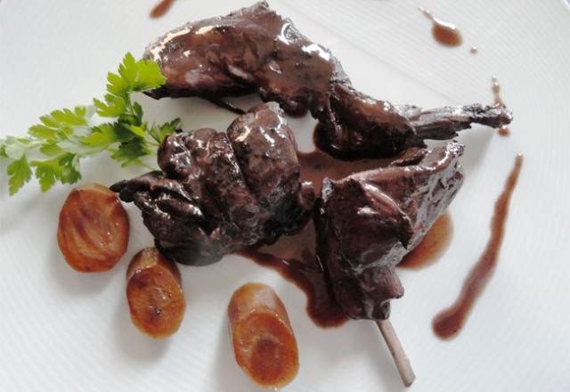 Civet de lapin au cacao