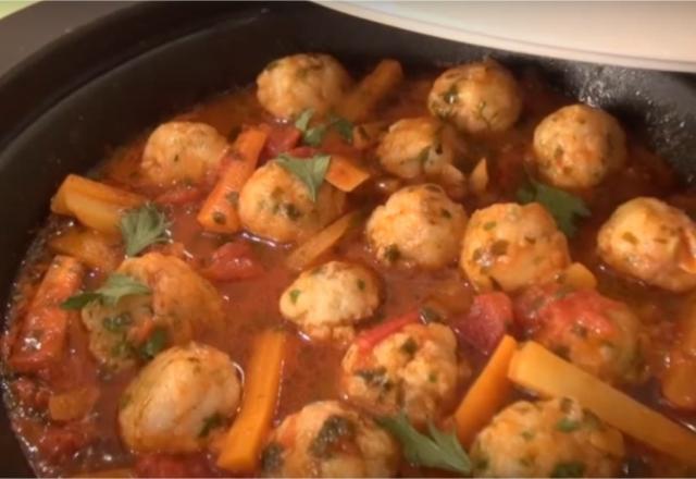 Tajine de Boulettes de Cabillaud à la Chermoula