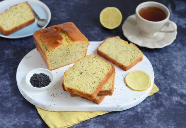 Cake léger au citron et au pavot