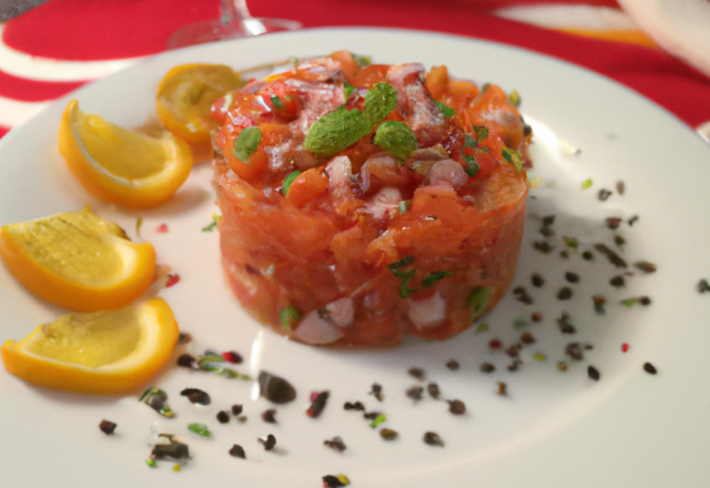 Tartare de truite