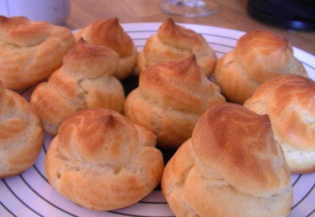 Choux jambon et fromage ail et fines herbes