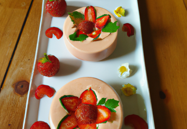 Mousse à la fraise facile