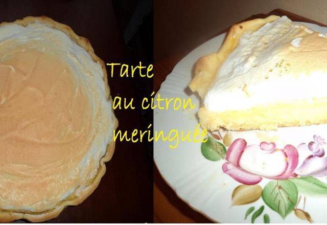 Tarte au citron meringuée, recette légère