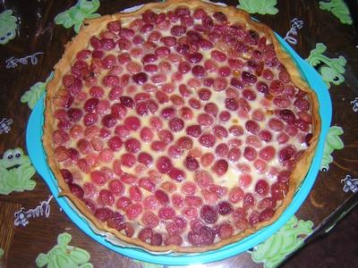 Tarte sablée aux cerises