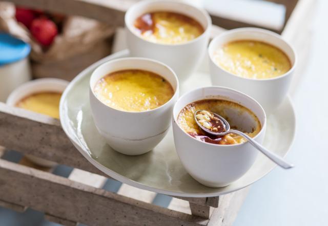 Œufs au lait au miel de châtaignier