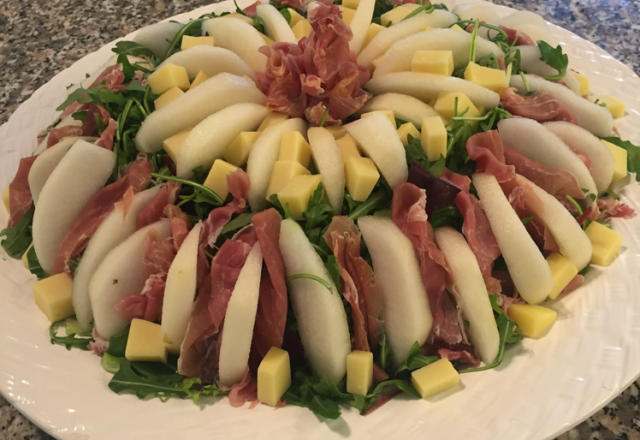 Salade de Jambon de parme aux Poires