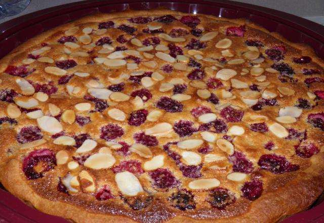 Tarte amandine aux framboises