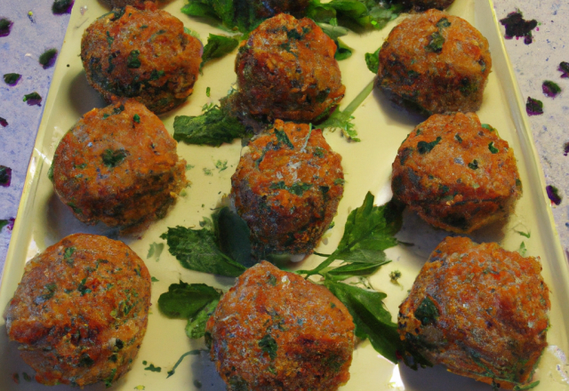 Boulettes de thon pour l'apéritif