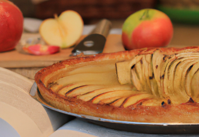 Tarte renversée aux pommes