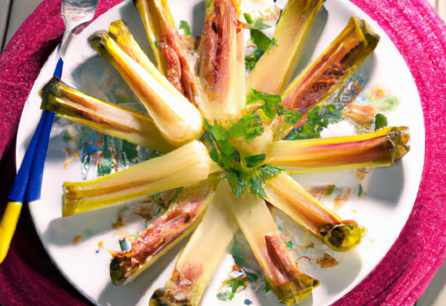 Endives au jambon gratinées pour enfants