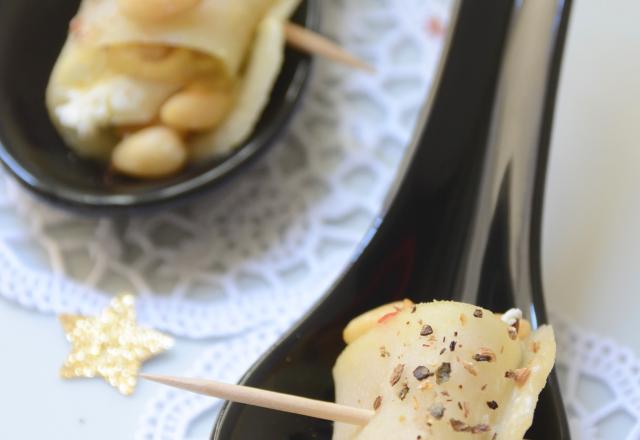 Bouchée de poire au chèvre