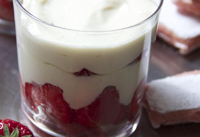 Tiramisu gourmand aux biscuits roses de Reims