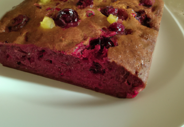 Cake betterave cranberries