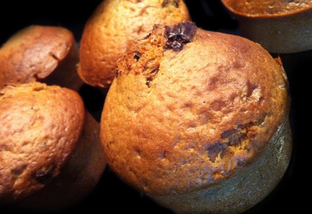 Muffins vanille forts en chocolat !