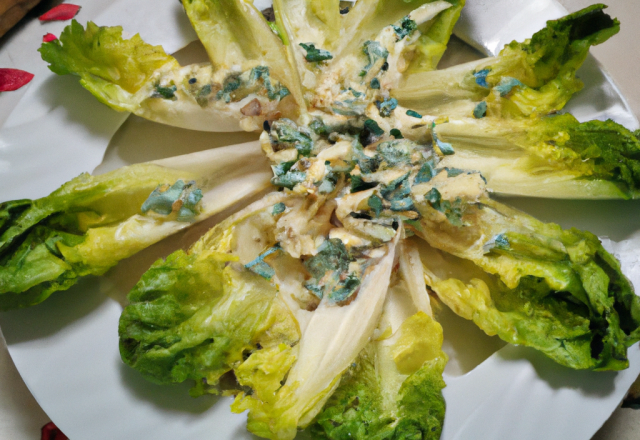 Salade de chicons (endives) au Roquefort Papillon