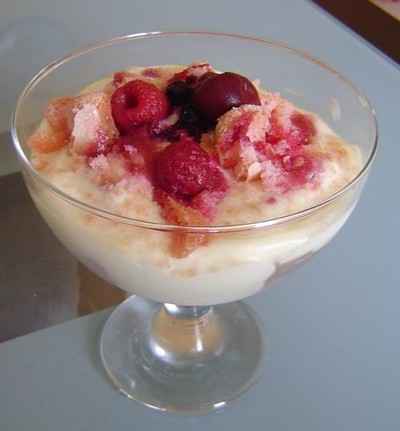 Le tiramisu aux fruits rouges