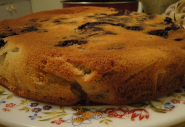 Gâteau au chocolat et aux poires