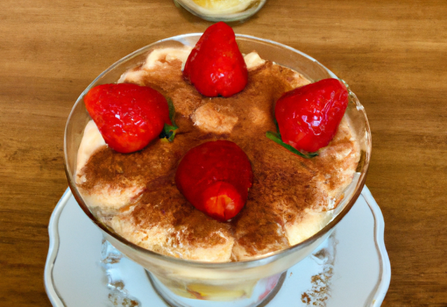 Tiramisu fraise poire