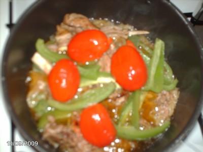 Tajine de côtes d'agneau aux légumes