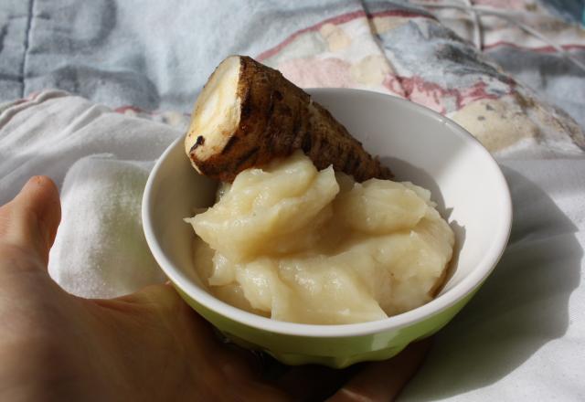 Délice du Dimanche : purée de cerfeuil tubéreux pour bébé {à partir de 6 mois} Sans gluten, lait, œufs, arachide, ...