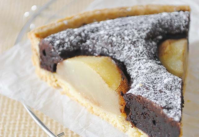 Tarte poires-chocolat