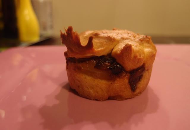 Muffins au cœur d'oignons confits