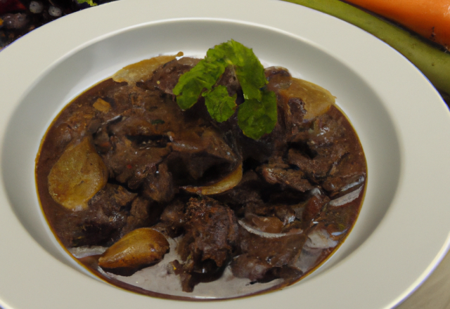 Bourguignon de kangourou