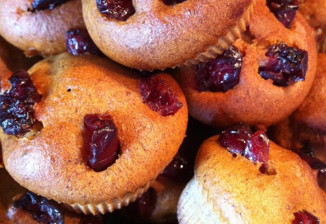 Mini muffins pistache et cranberry !