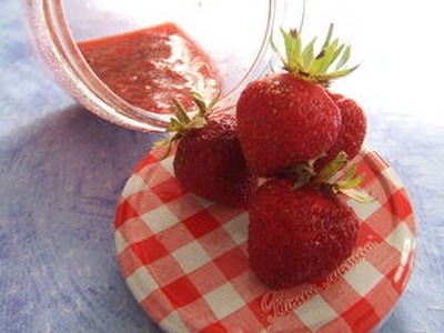 Confiture de fraises maison