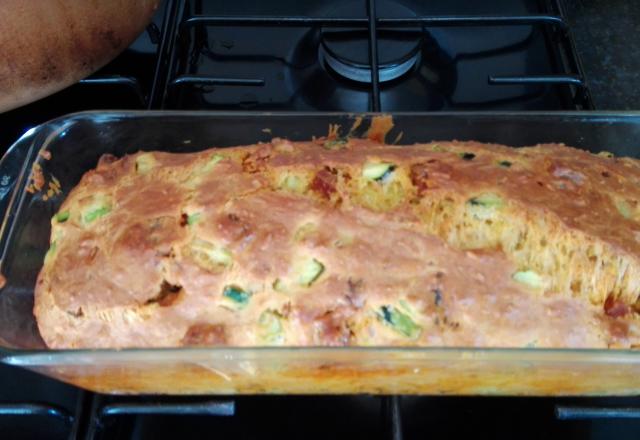 Cake chorizo et courgettes