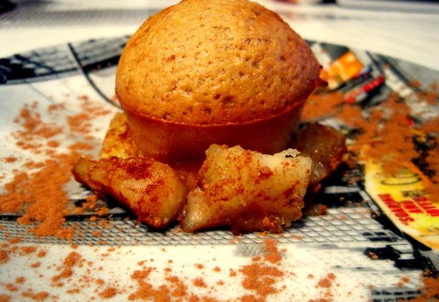 Gâteau aux pommes au cœur fondant