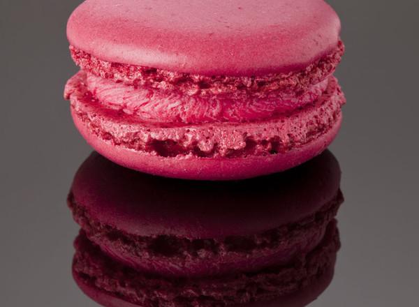 Macaron à la fraise