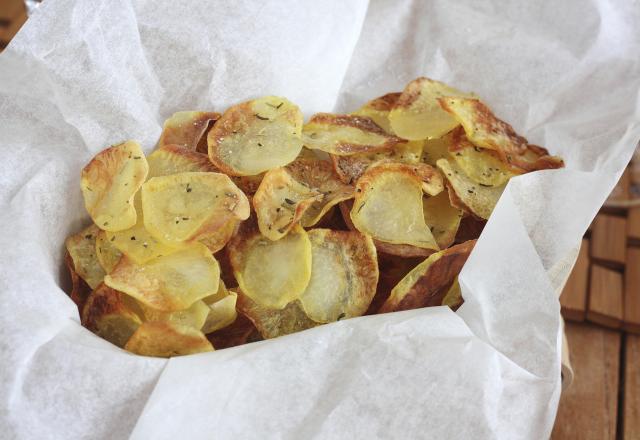 Chips de pommes de terre maison