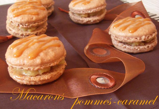 Macarons aux pommes au caramel