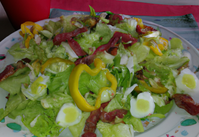 Salade sucrée-salée en légereté