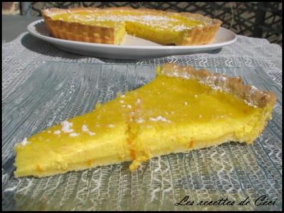 Tarte à la ricotta et à l'orange