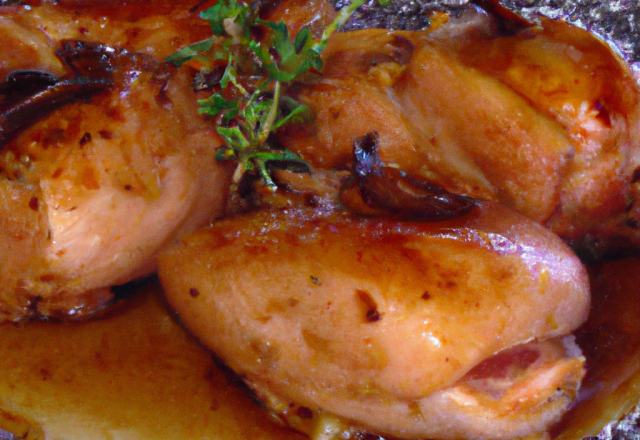 Cuisses de chapon au foie gras