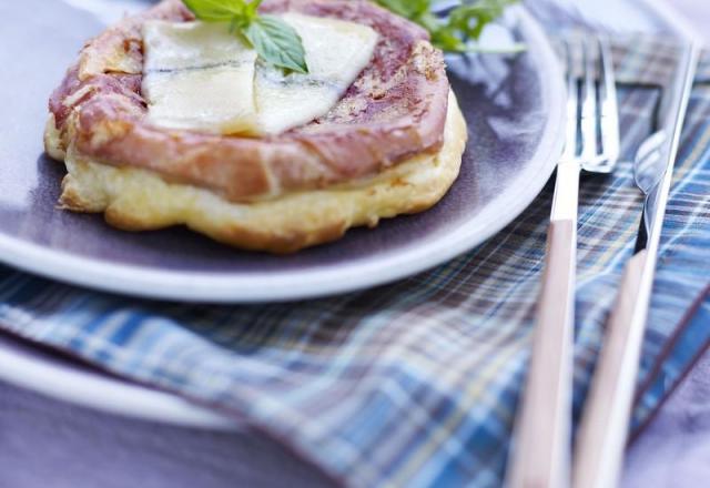 Tatin de Morbier au jambon de Luxeuil