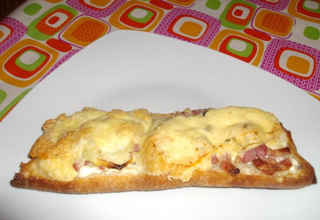 Tartine gratinée à la Fourme d'Ambert