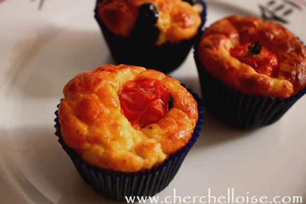 Muffin salé aux tomates cerise