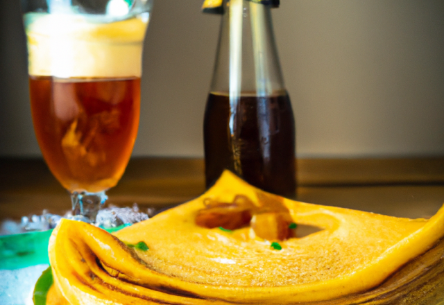 Pâte à crêpes à la bière et Grand Marnier