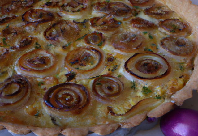 Tarte aux oignons doux des Cévennes