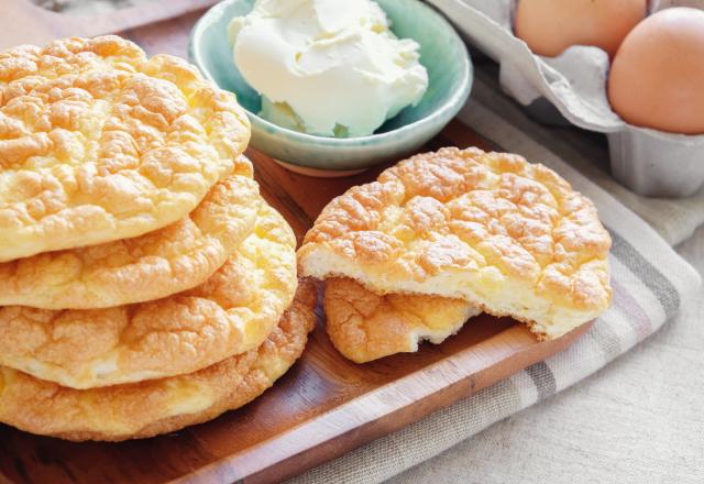 Connaissez-vous le pain nuage, une recette à base de blancs d'œuf très simple à préparer ?