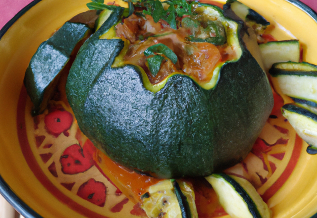 Tajine de courgette farcis