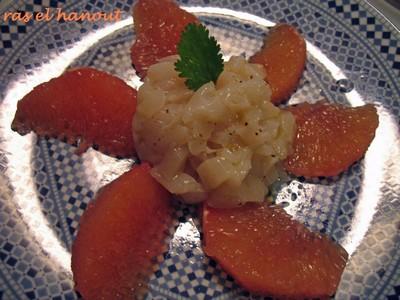 Tartare de Saint-Jacques à la vanille