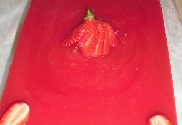 Bavarois aux fraises et fromage blanc