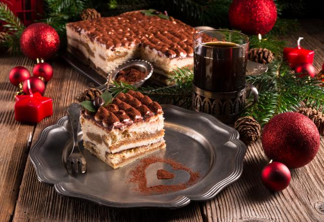 Julie Andrieu partage sa recette de Tiramisu aux marrons, idéale pour changer de la traditionnelle bûche de Noël !