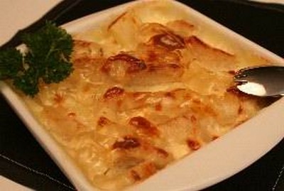 Gratin champenois et gelée Blanche Mam'zel An'gel